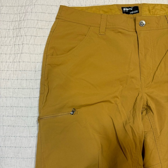 Marmot Men's Tan  Outdoor Hiking Climbing Pants Size 34 - Picture 7 of 11